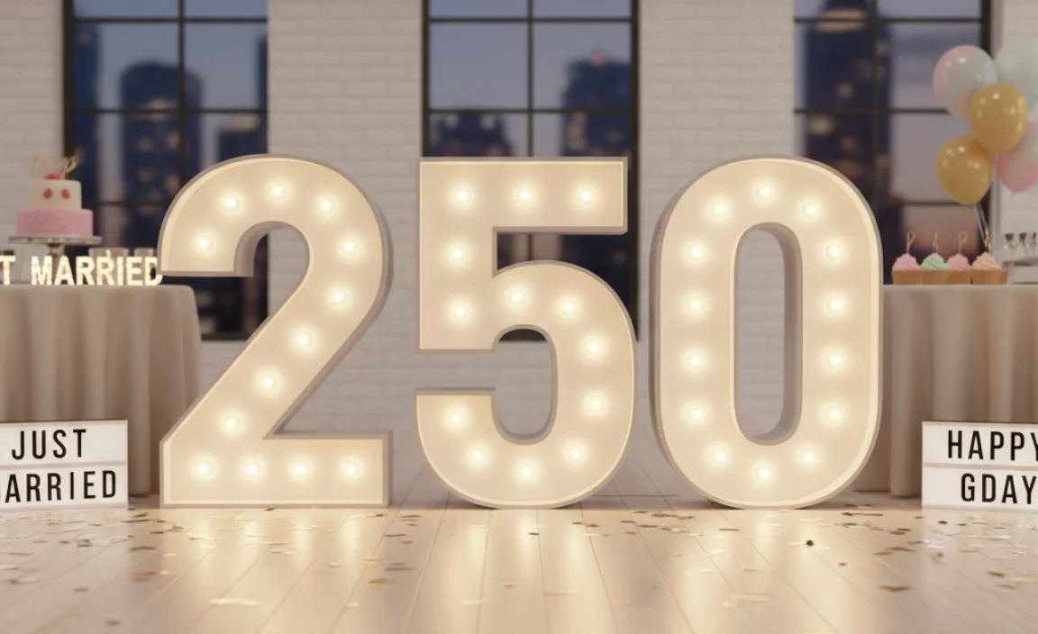 Popular Themes and Events for Lighted Numbers
