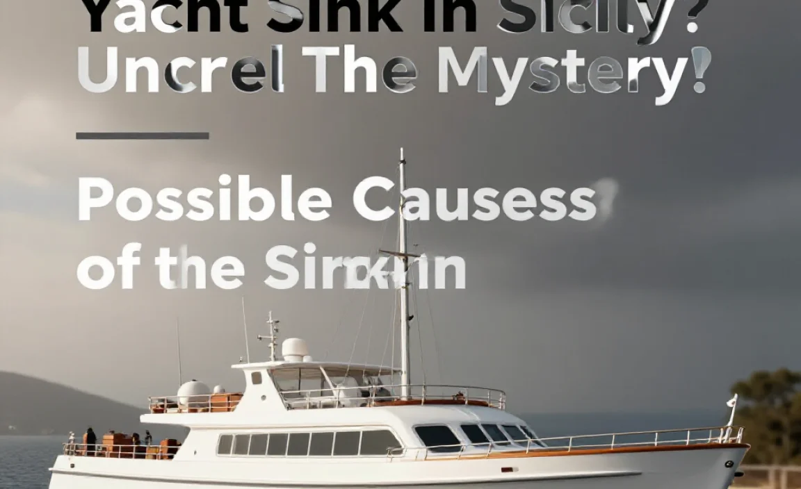 Possible Causes of the Sinking