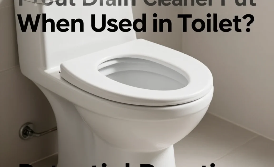 Potential Reactions When Used in Toilets