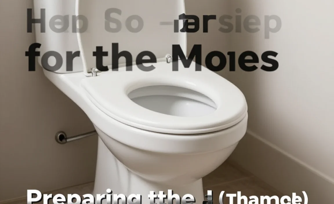 Preparing the Bathroom for the Move