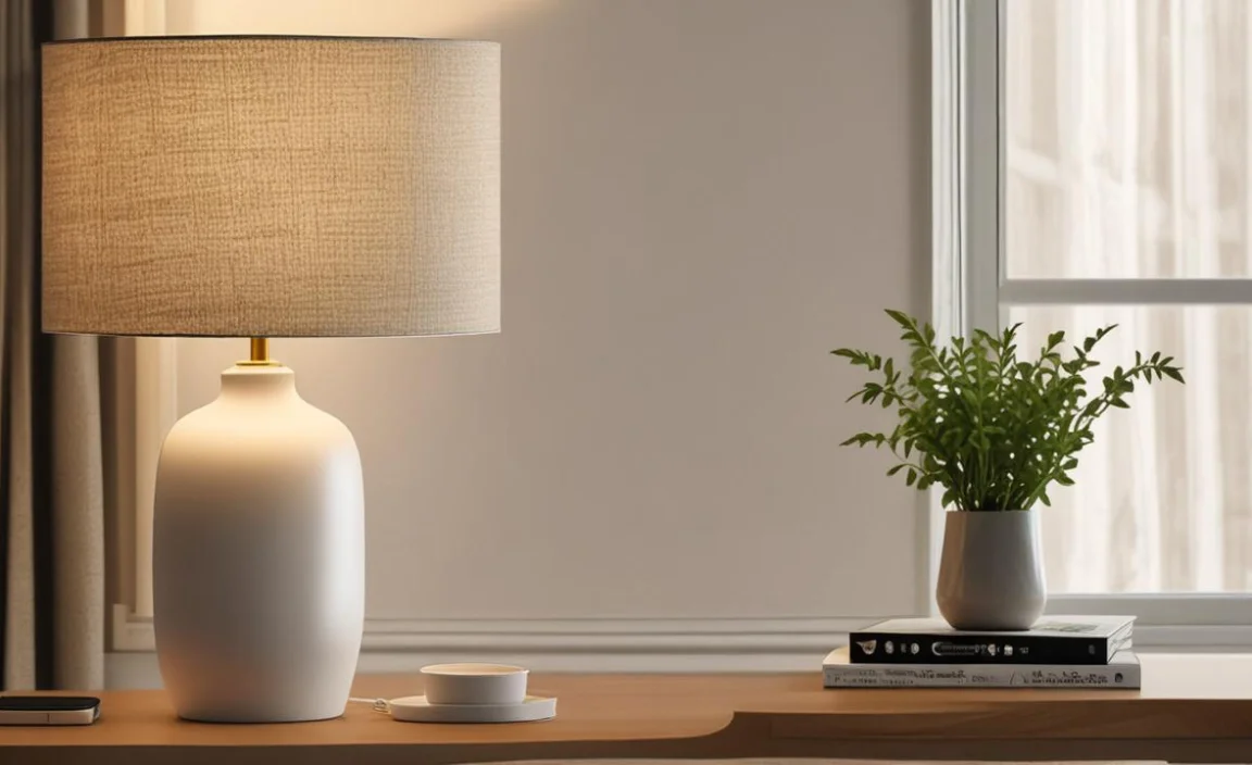 Preparing the Lampshade