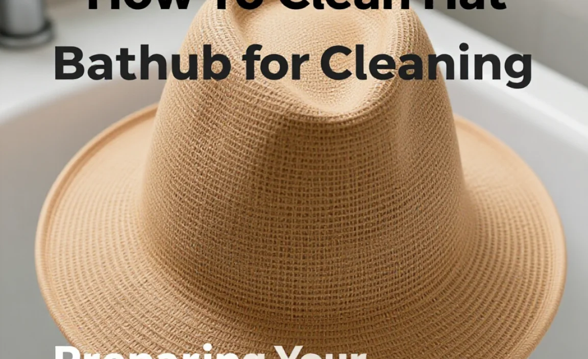 Preparing Your Bathtub for Cleaning