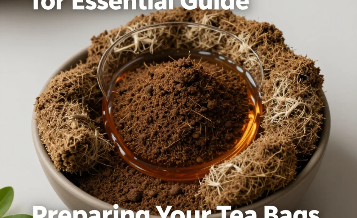 Preparing Your Tea Bags for the Compost Bin