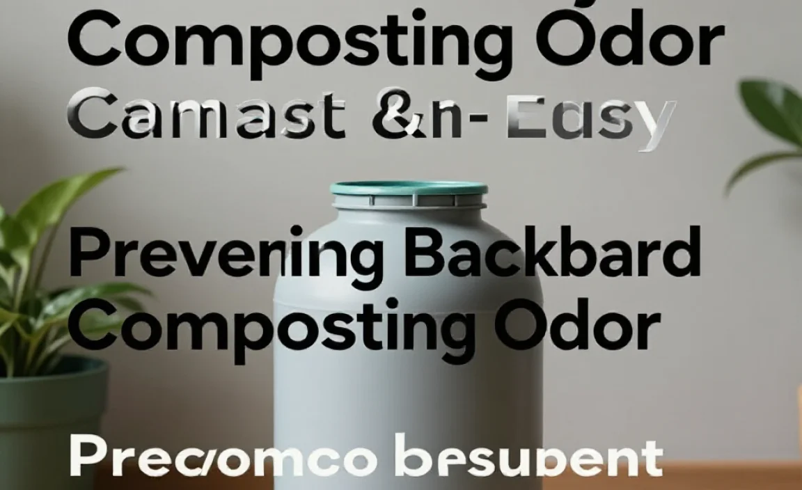 Preventing Backyard Composting Odor