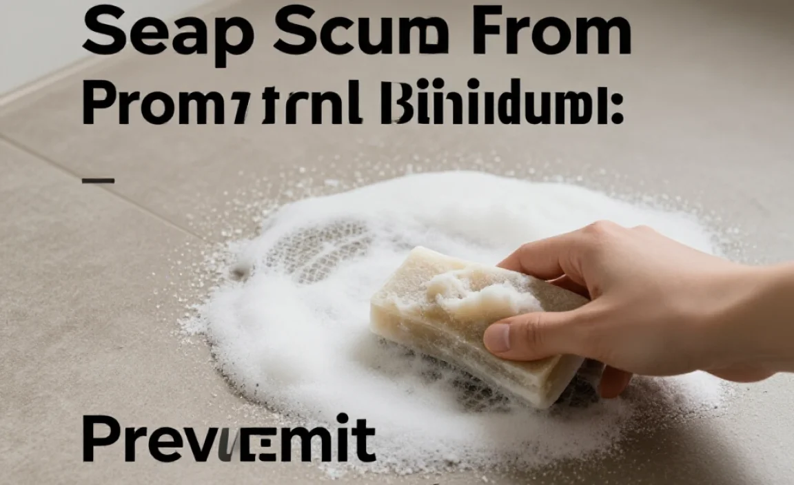 Preventing Soap Scum Buildup