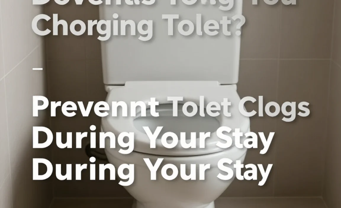 Preventing Toilet Clogs During Your Stay