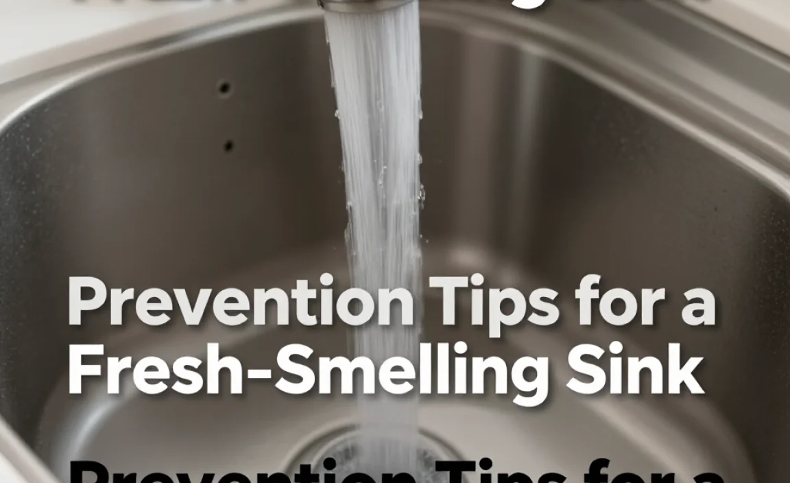 Prevention Tips for a Fresh-Smelling Sink