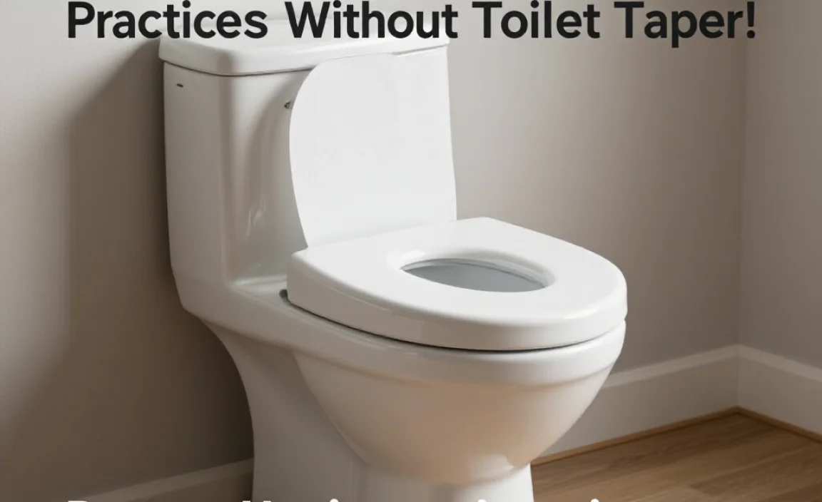 Proper Hygiene Practices Without Toilet Paper