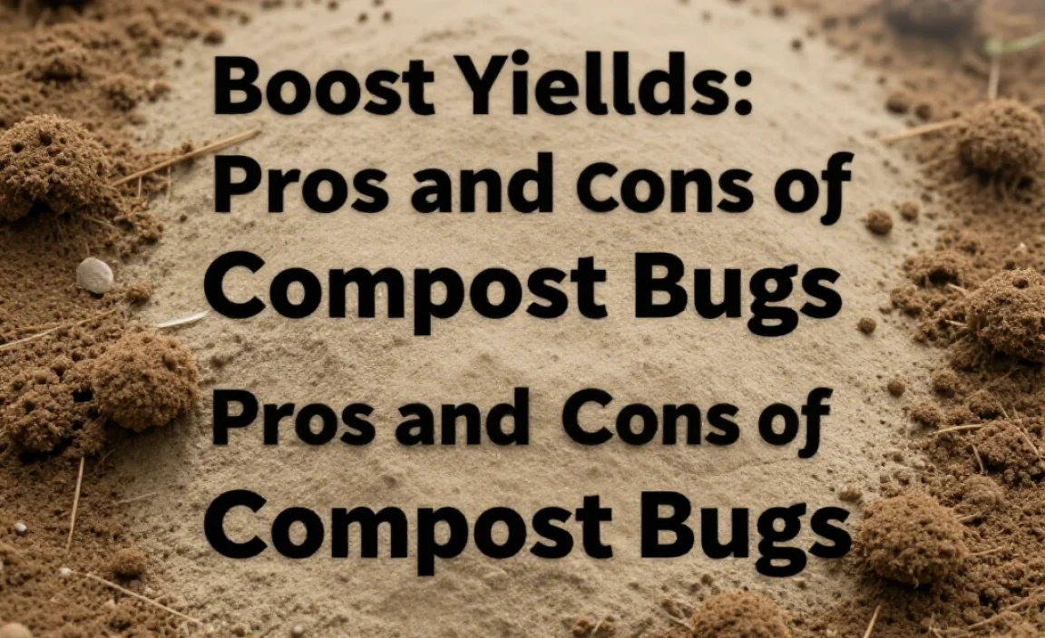 Pros and Cons of Compost Bugs