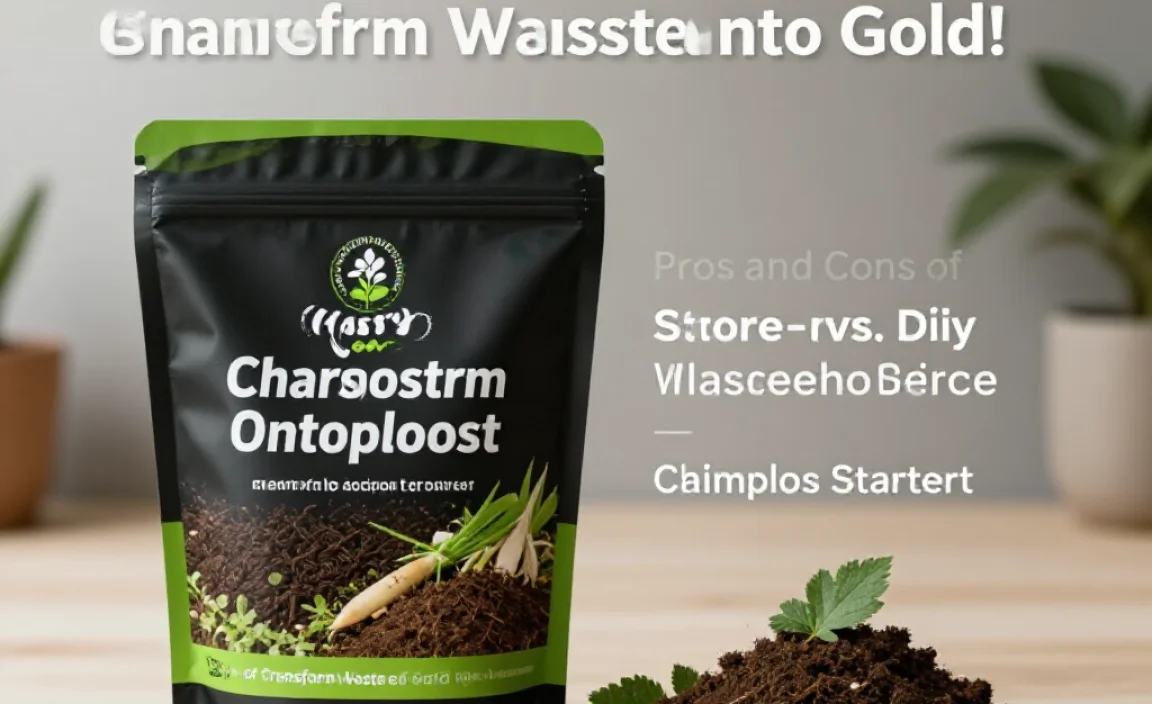 Pros and Cons of Store-Bought vs. DIY Compost Starter