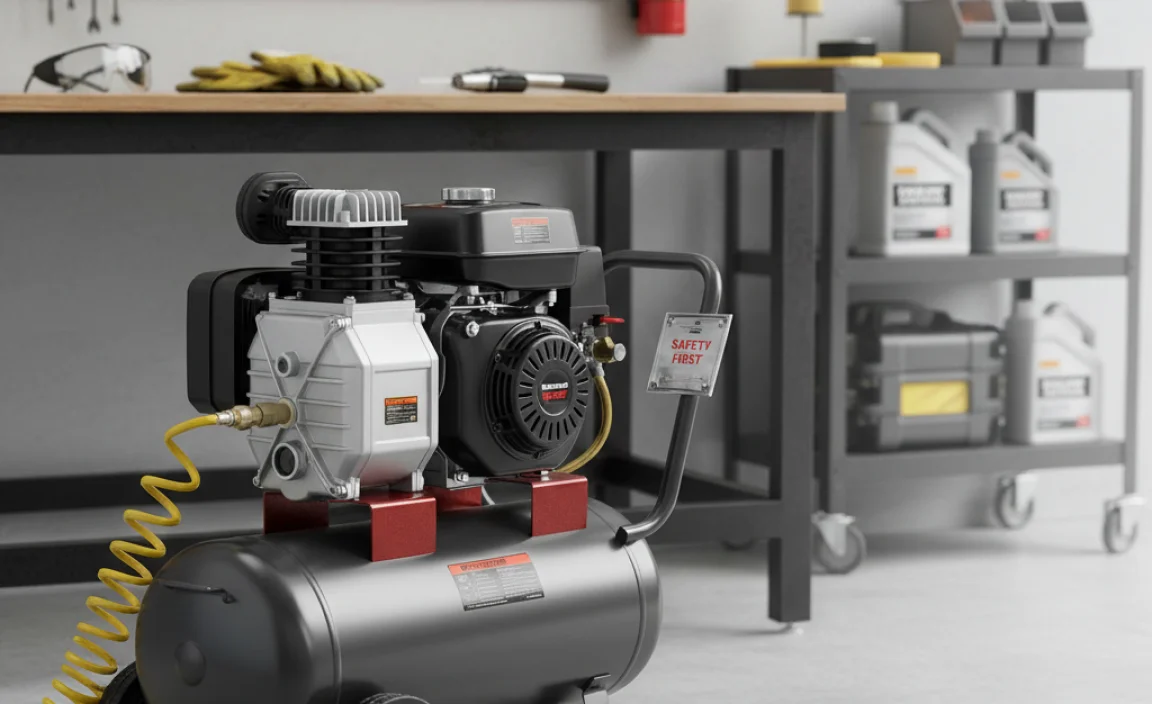 Putting Your Gas Air Compressor to Work: Safety and First Use
