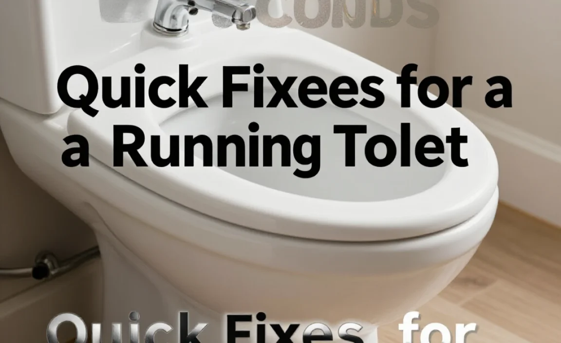 Quick Fixes for a Running Toilet