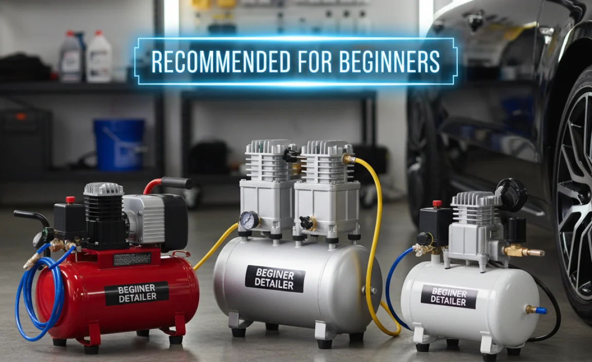 Recommended Air Compressors for Beginner Auto Detailers (Examples)