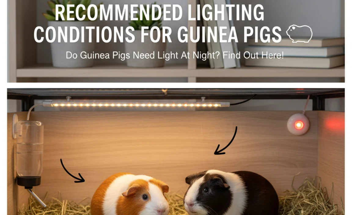 Recommended Lighting Conditions for Guinea Pigs
