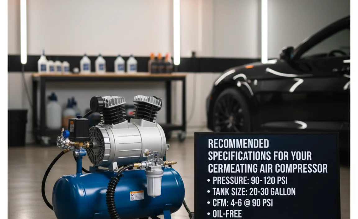 Recommended Specifications for Your Ceramic Coating Air Compressor