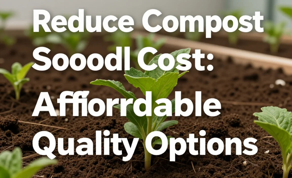 Reduce Compost Soil Cost: Affordable Quality Options