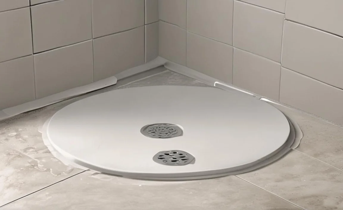 Reinstalling the Shower Drain Cover