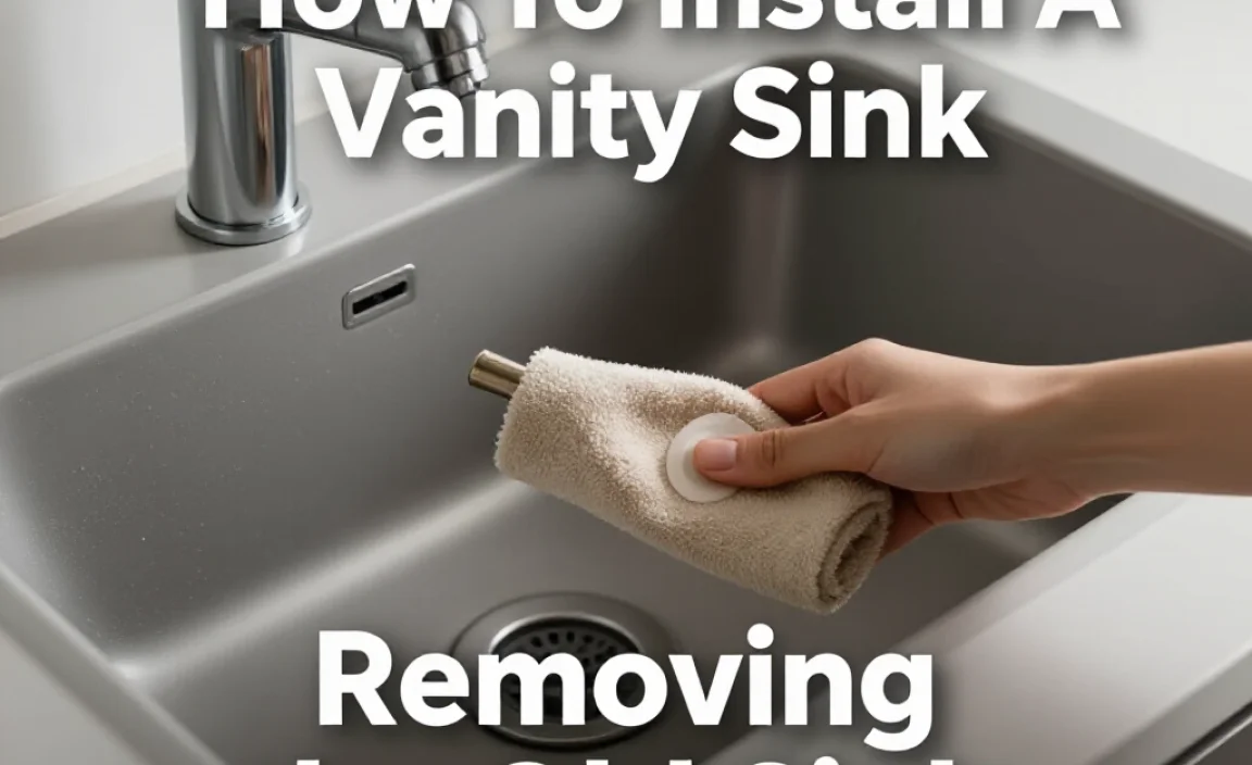 Removing the Old Sink
