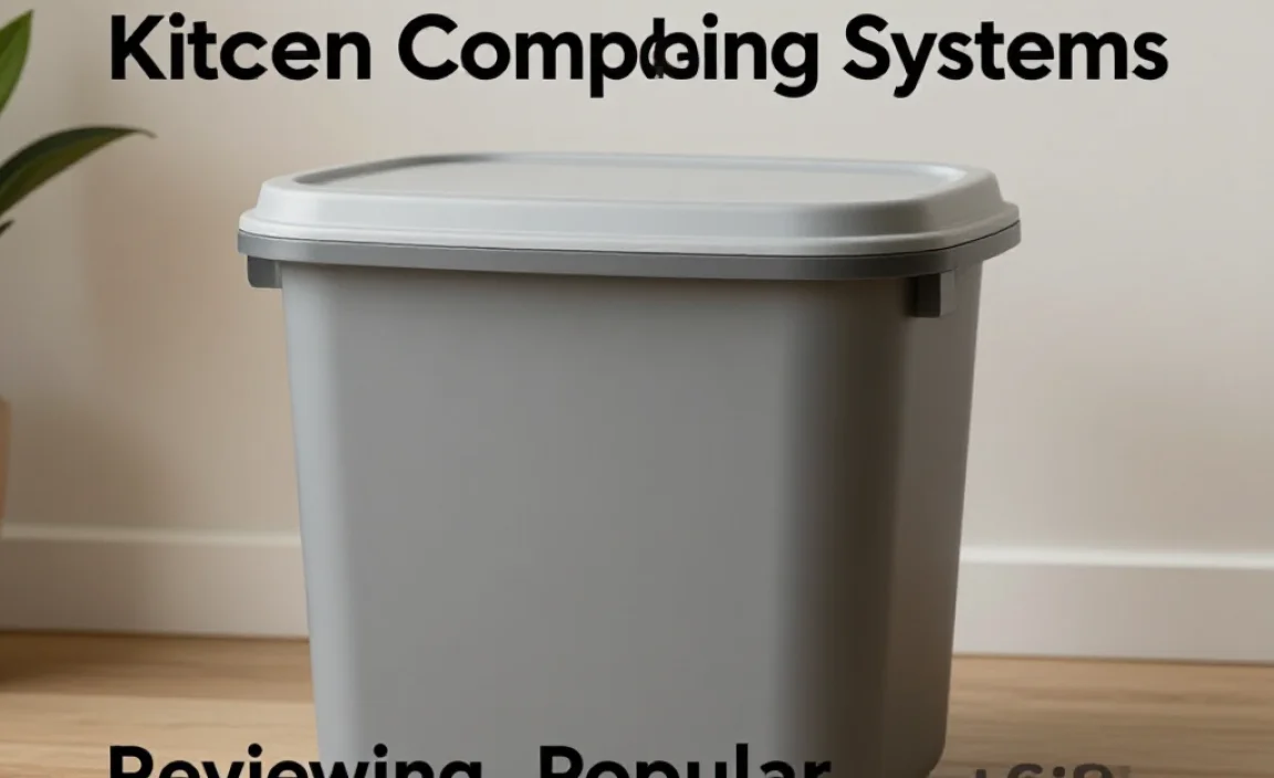 Reviewing Popular Kitchen Composting Systems