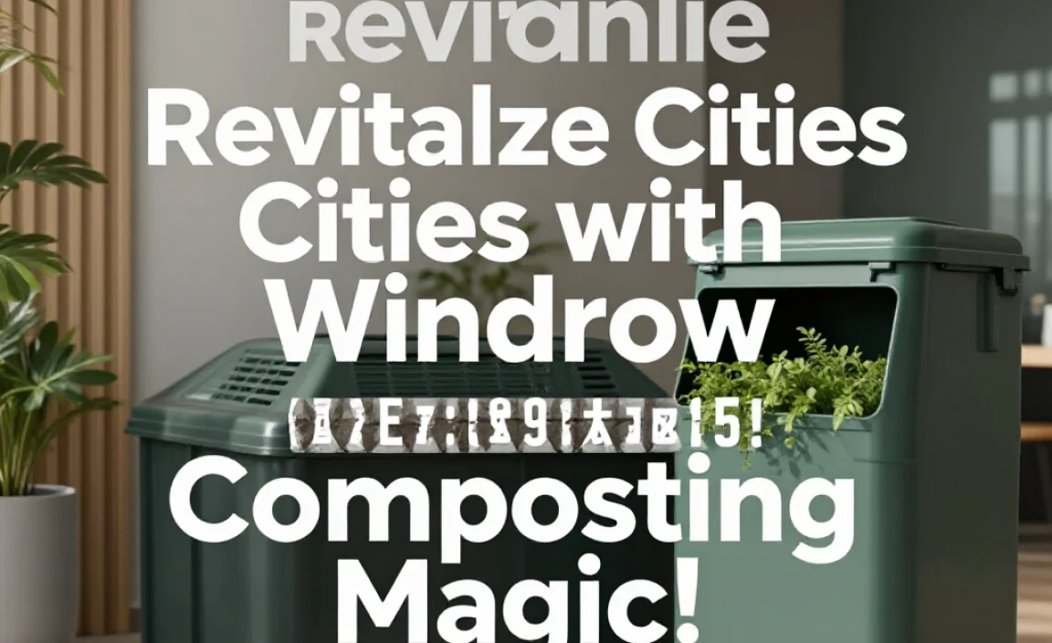 Revitalize Cities with Windrow Composting Magic!