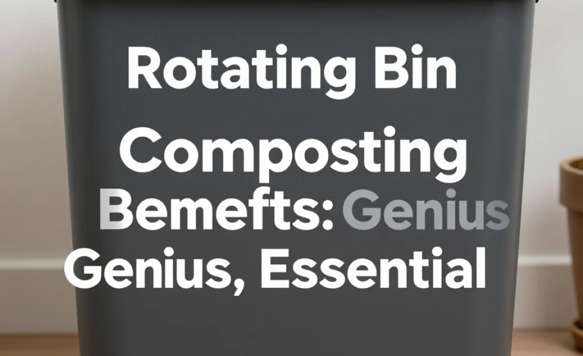 Rotating Bin Composting Benefits: Genius, Essential