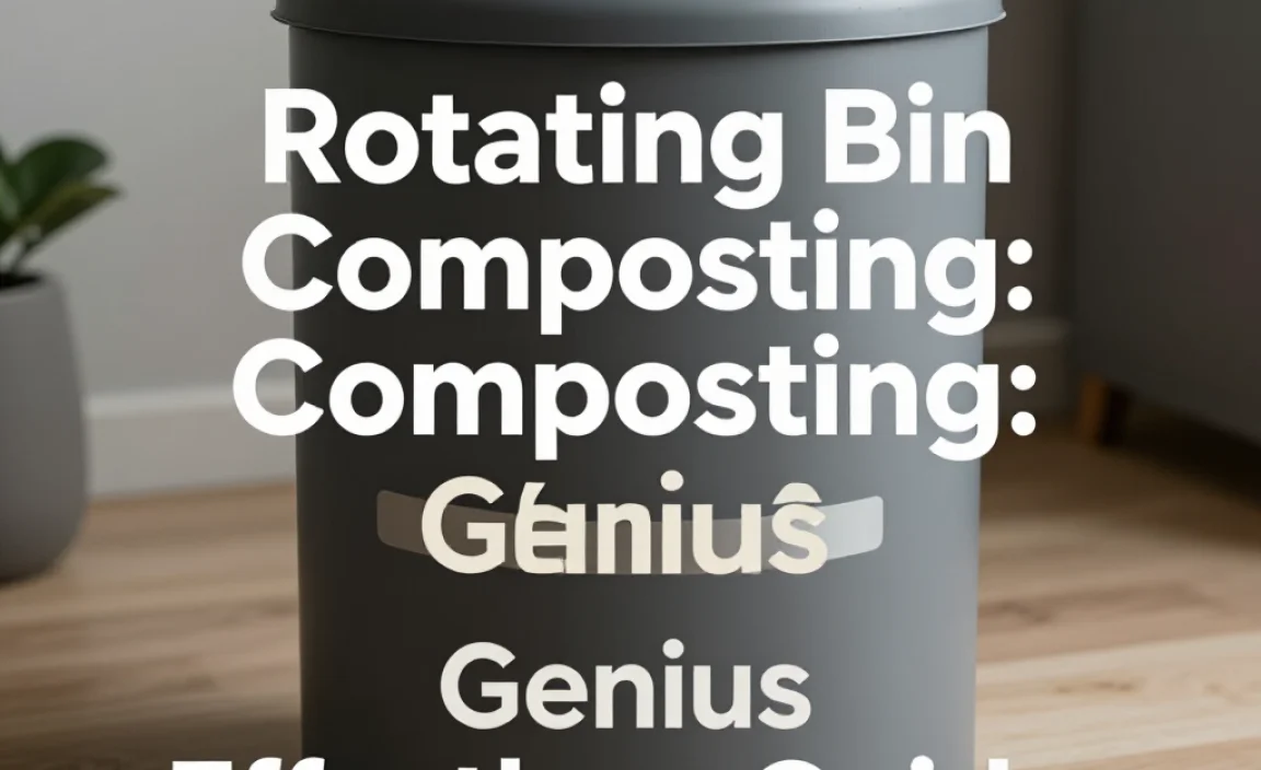 Rotating Bin Composting: Genius Effortless Guide