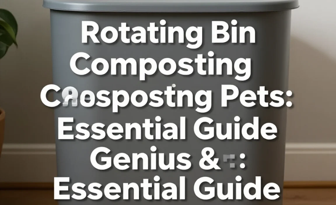 Rotating Bin Composting Pets: Genius & Essential Guide