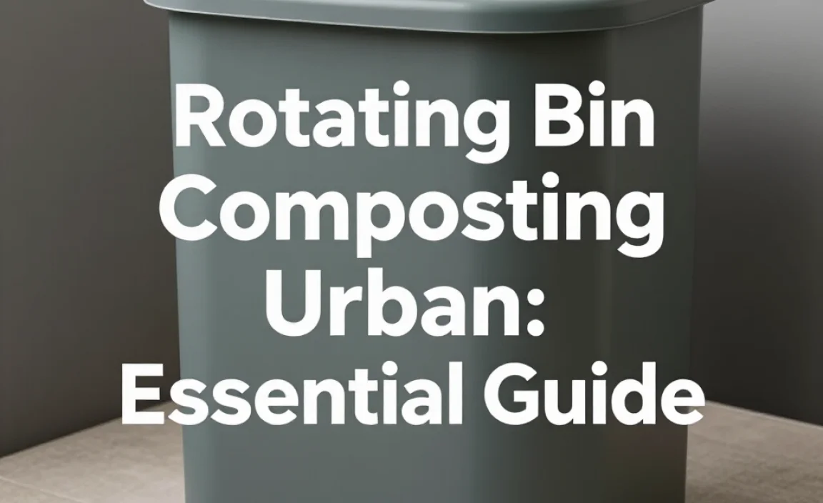 Rotating Bin Composting Urban: Essential Guide