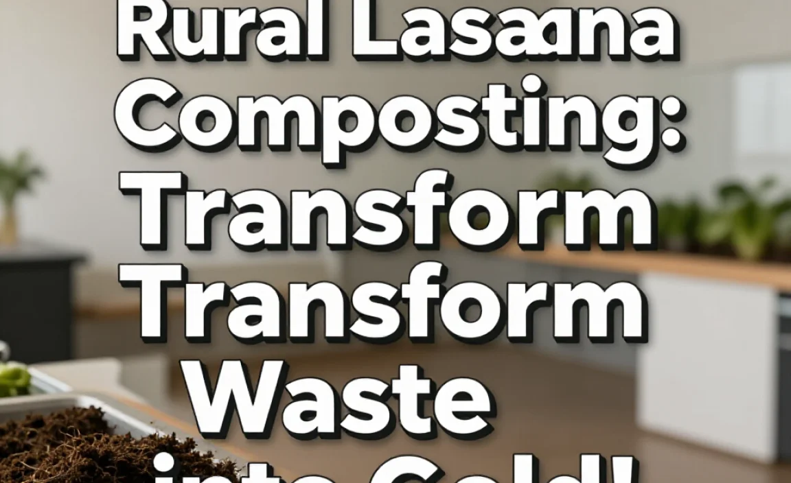 Rural Lasagna Composting: Transform Waste into Gold!