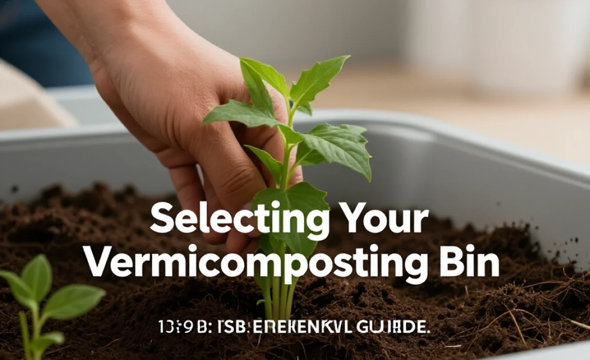Selecting Your Vermicomposting Bin
