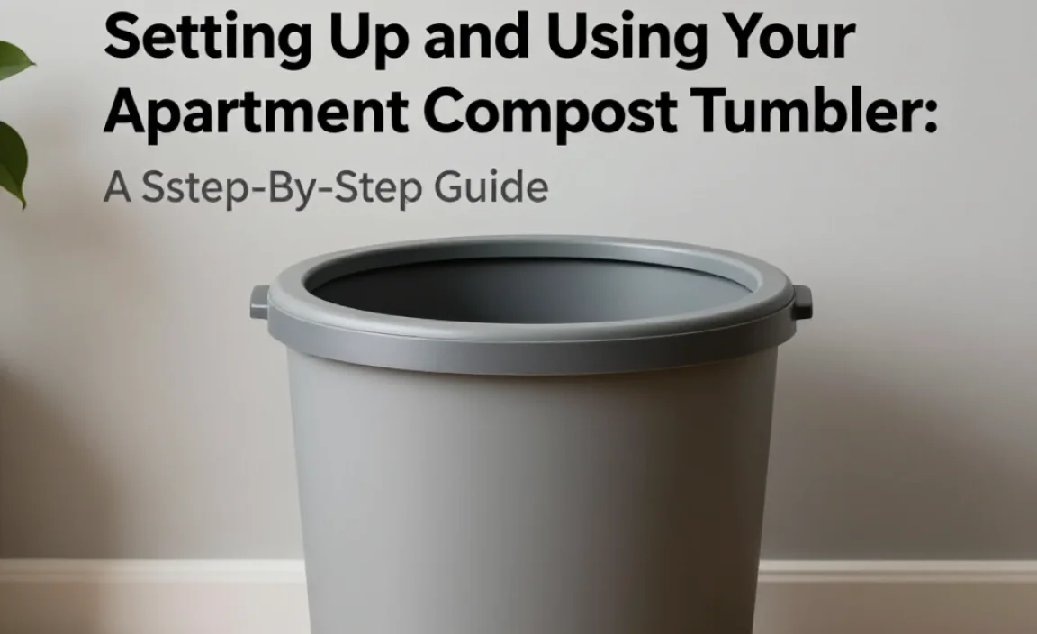 Setting Up and Using Your Apartment Compost Tumbler: A Step-by-Step Guide
