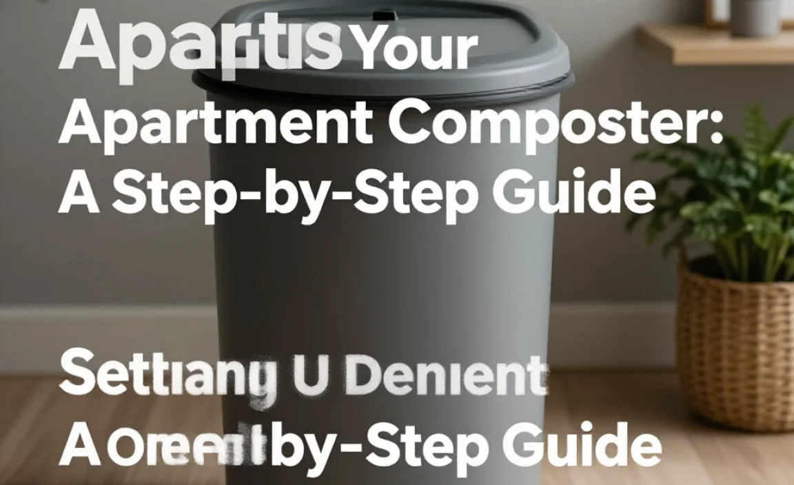 Setting Up Your Apartment Composter: A Step-by-Step Guide