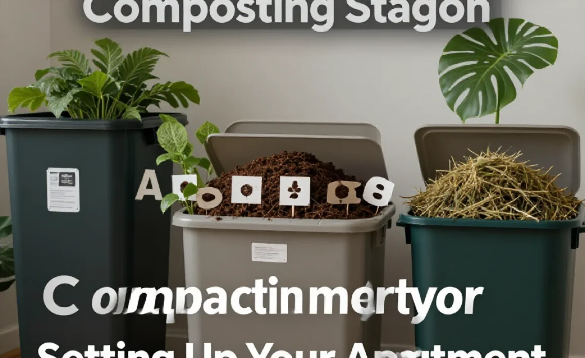 Setting Up Your Apartment Composting Station