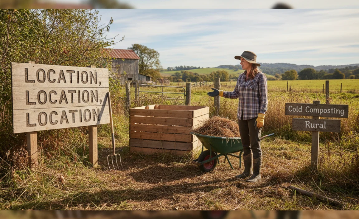 Setting Up Your Cold Compost Pile: Location, Location, Location