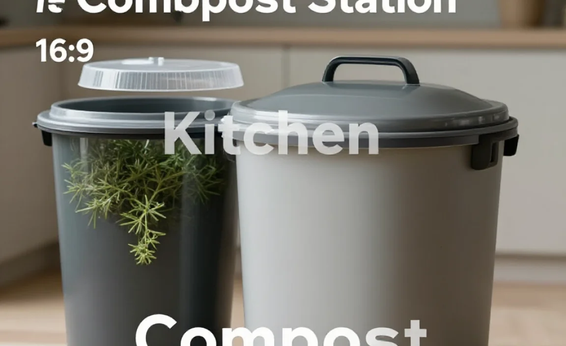 Setting Up Your Kitchen Compost Station
