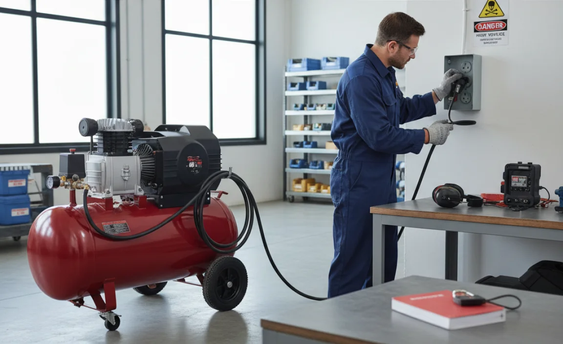 Setting Up Your New 240V Air Compressor: Safety First!