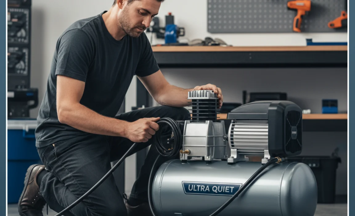 Setting Up Your New Ultra Quiet 15 Gallon Air Compressor