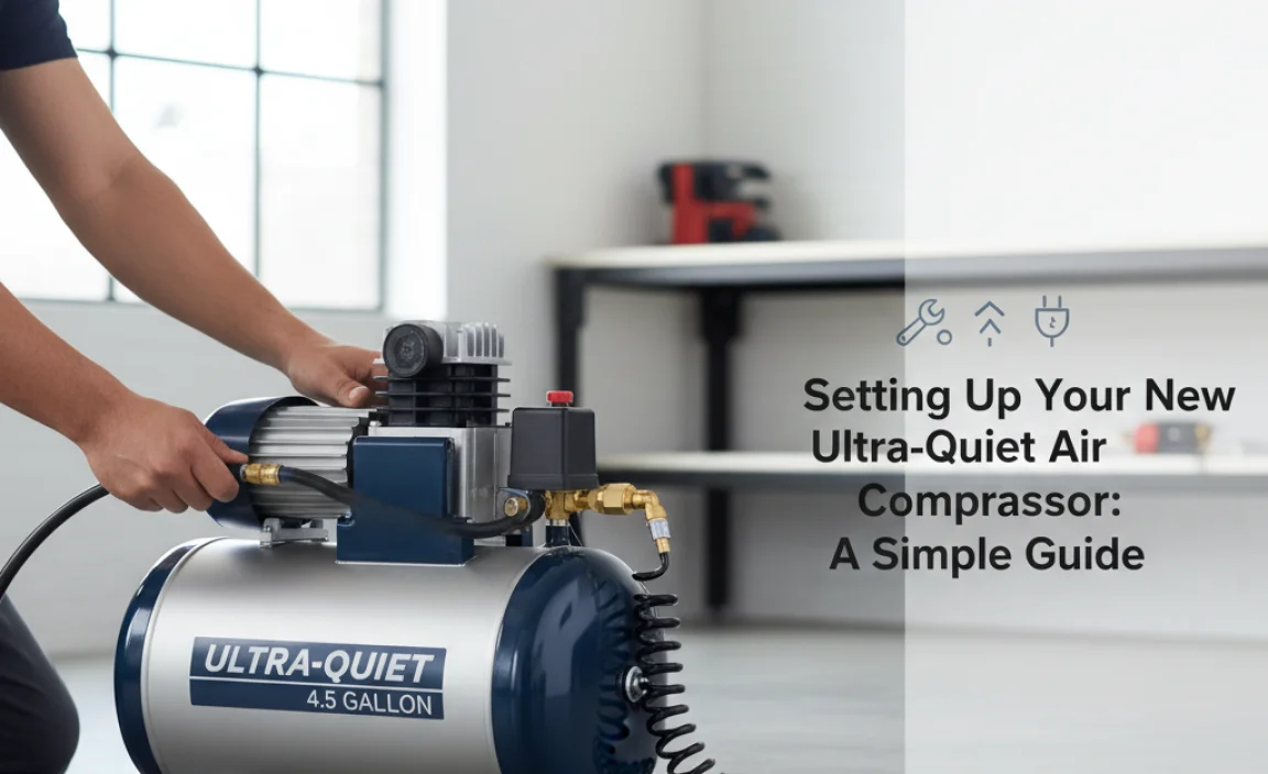 Setting Up Your New Ultra-Quiet Air Compressor: A Simple Guide