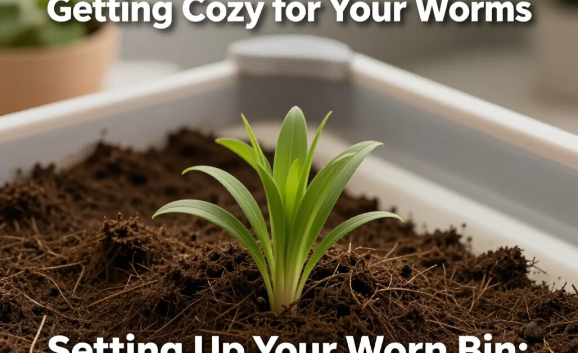 Setting Up Your Worm Bin: Getting Cozy for Your Worms