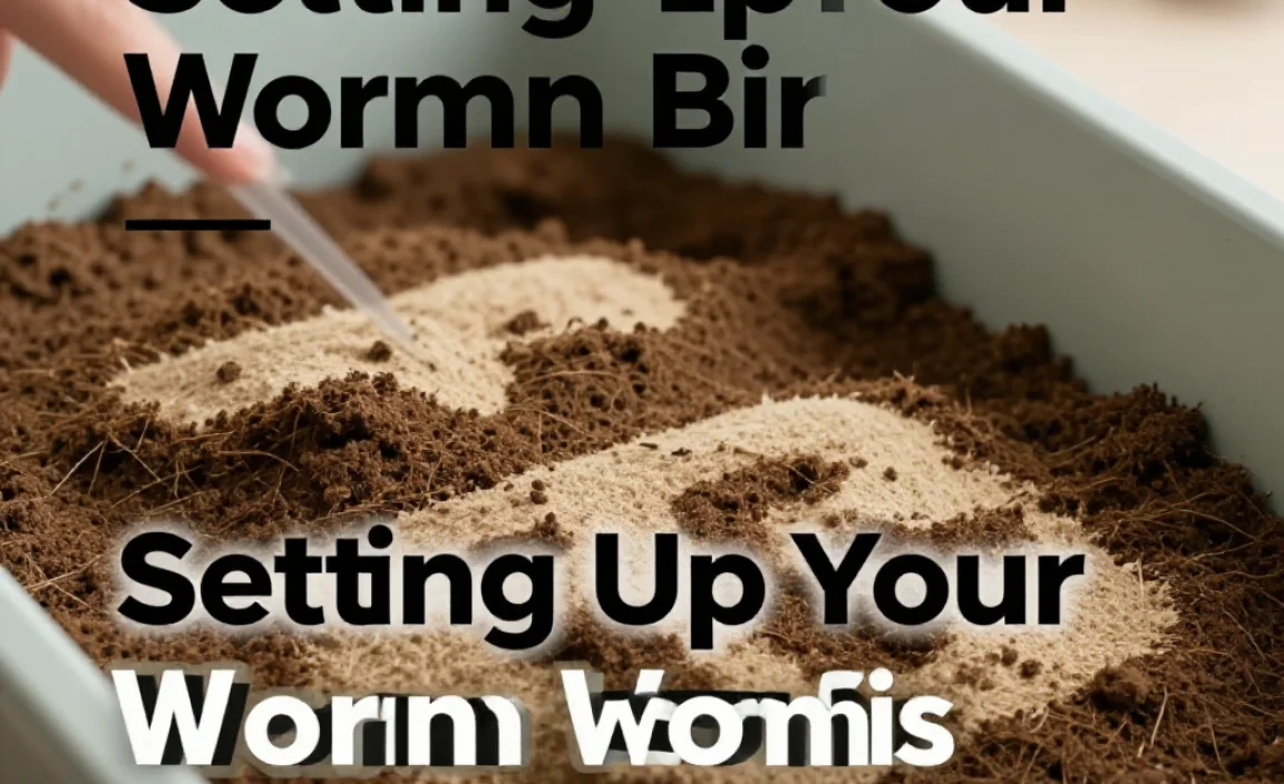 Setting Up Your Worm Bin: Step-by-Step