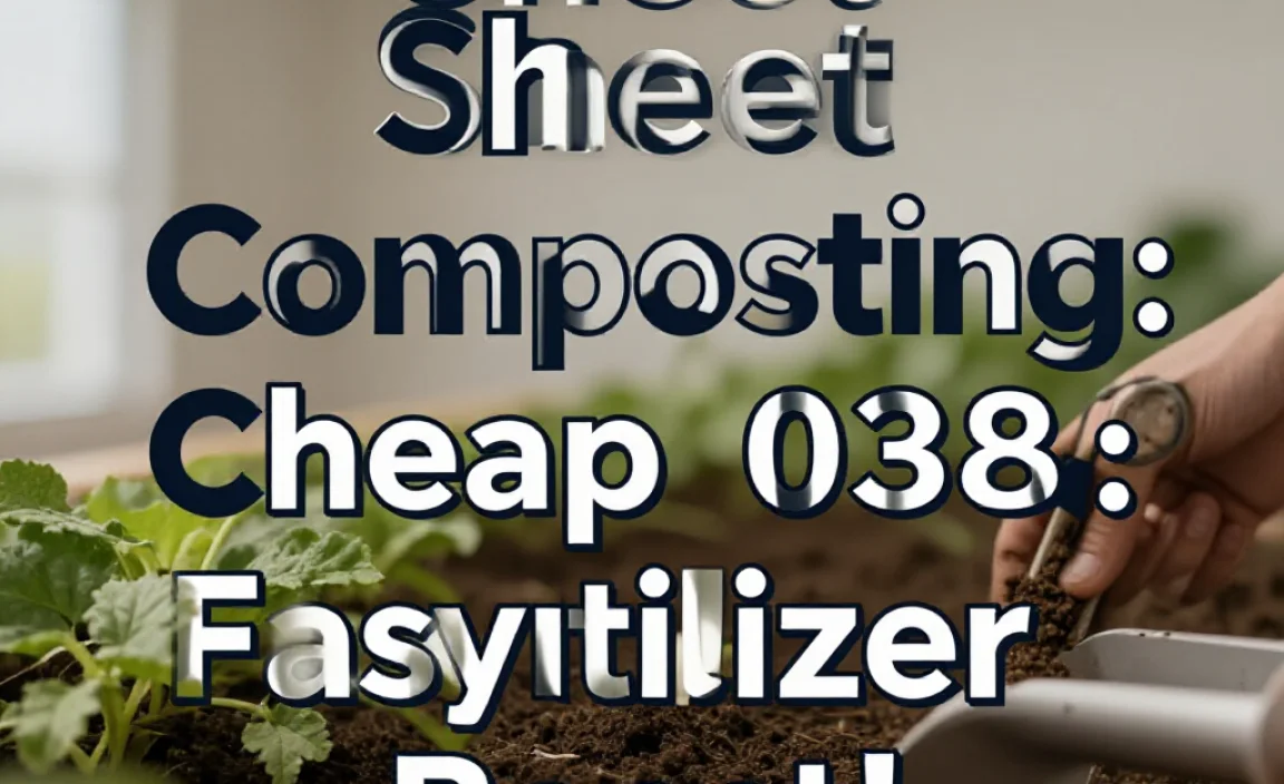 Sheet Composting: Cheap & Easy Fertilizer Boost!