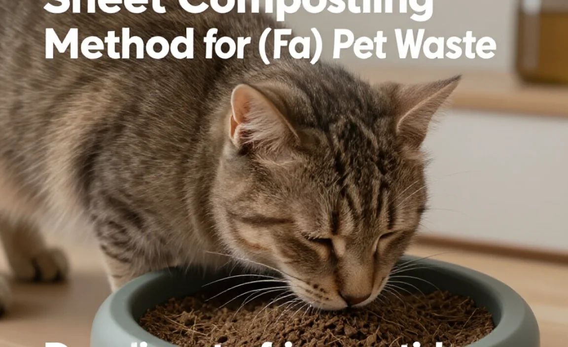 Sheet Composting Method for (Safe) Pet Waste