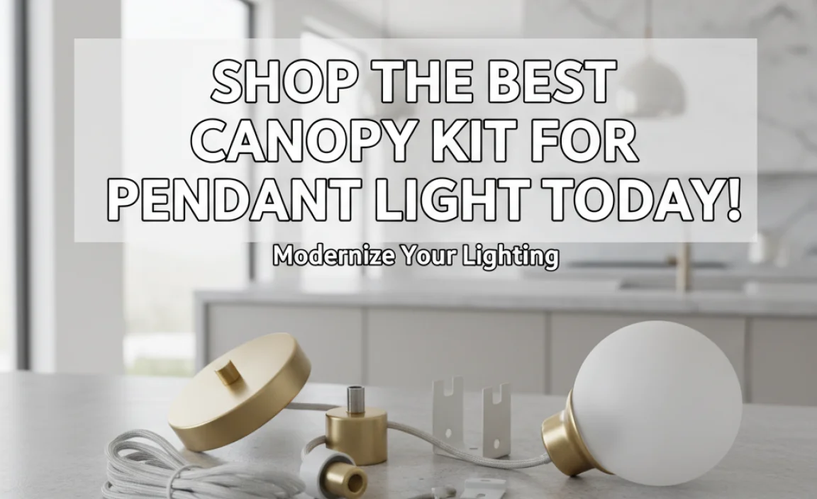 Shop The Best Canopy Kit For Pendant Light Today!