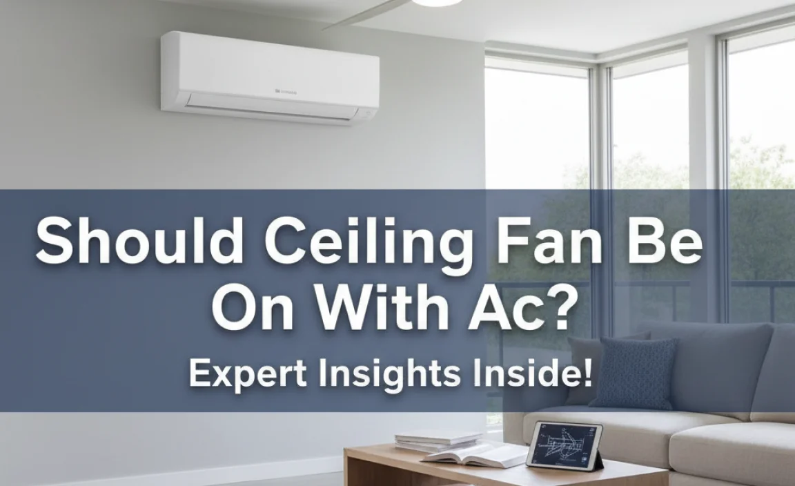 Should Ceiling Fan Be On With Ac? Expert Insights Inside!
