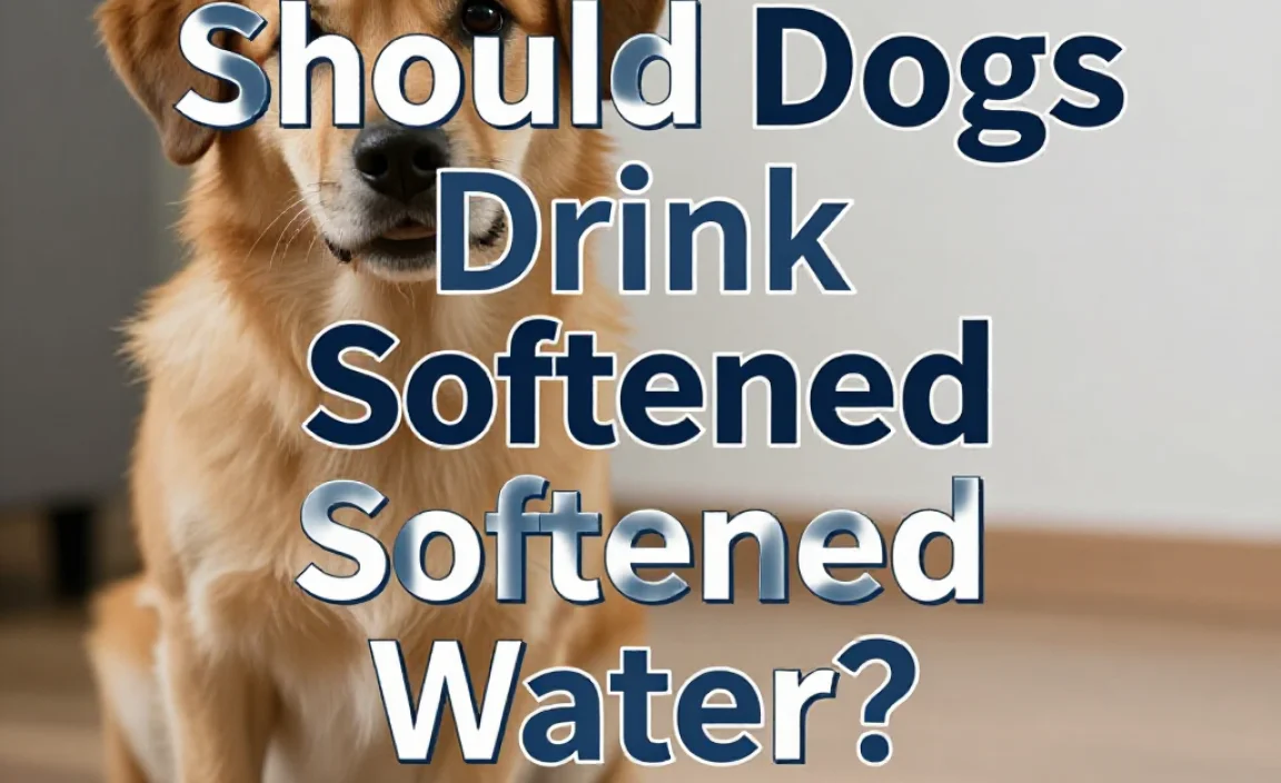 Should Dogs Drink Softened Water? Find Out Now!