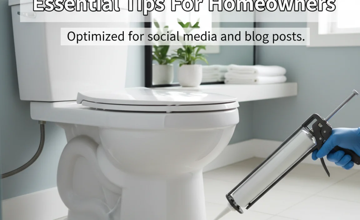 Should Toilets Be Caulked? Essential Tips For Homeowners