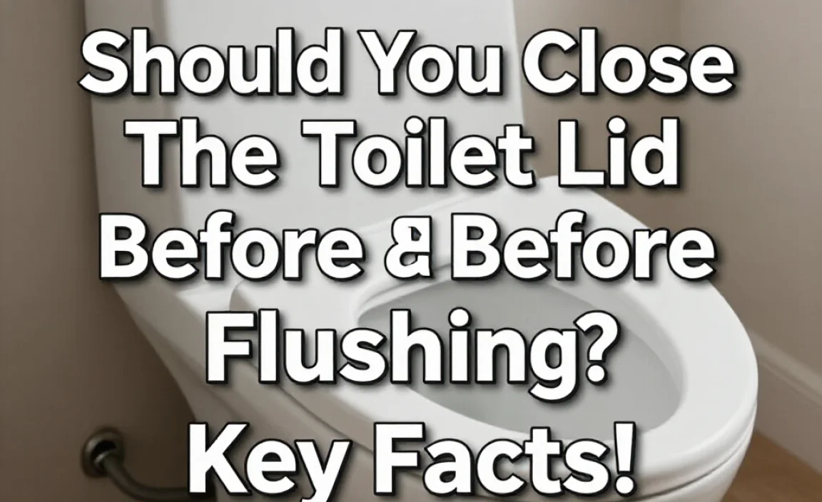 Should You Close The Toilet Lid Before Flushing? Key Facts!