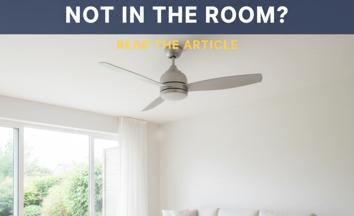 Should You Run Ceiling Fans When Not In The Room?