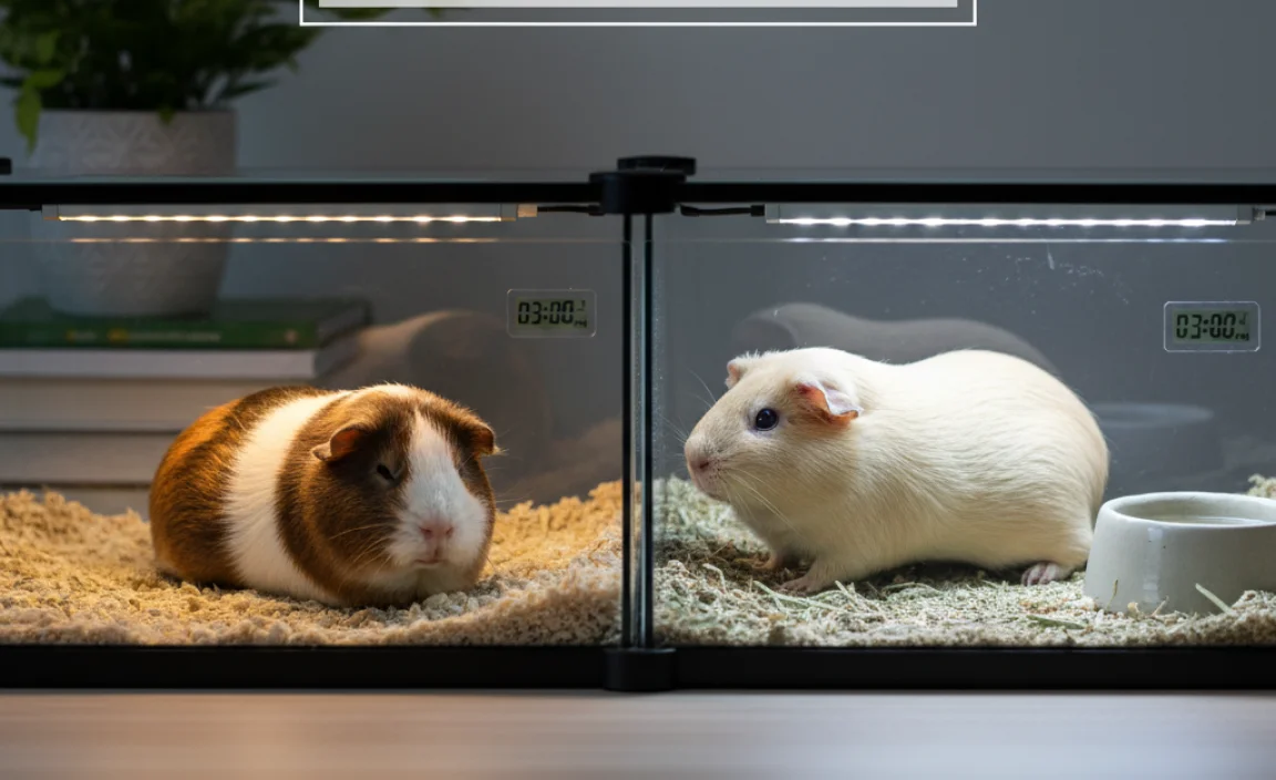 Signs of Light Stress in Guinea Pigs