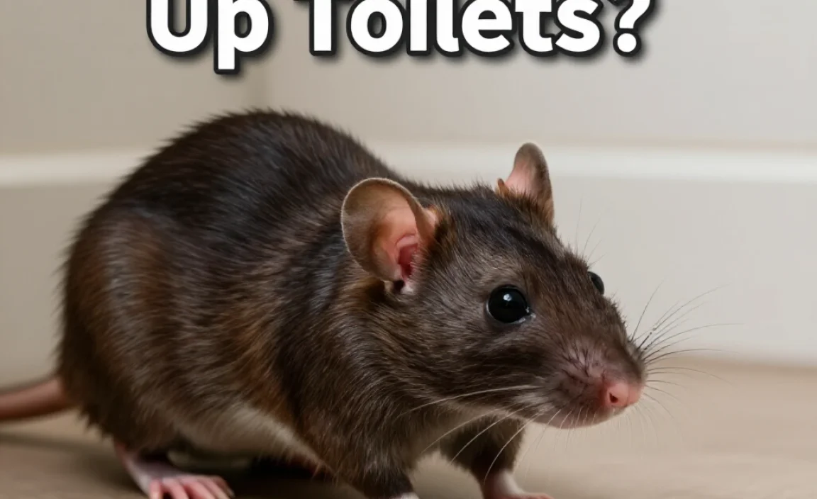 Signs of Rat Infestation in Toilets